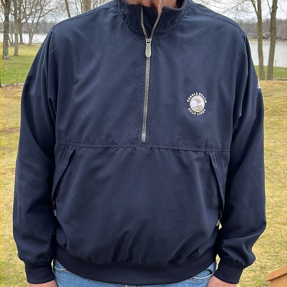 Adidas Pebble Beach Golf Links Climashell 1/2 Zip M - Picture 2 of 7